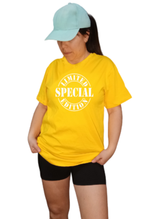 Remera Amarilla Estampada Limited