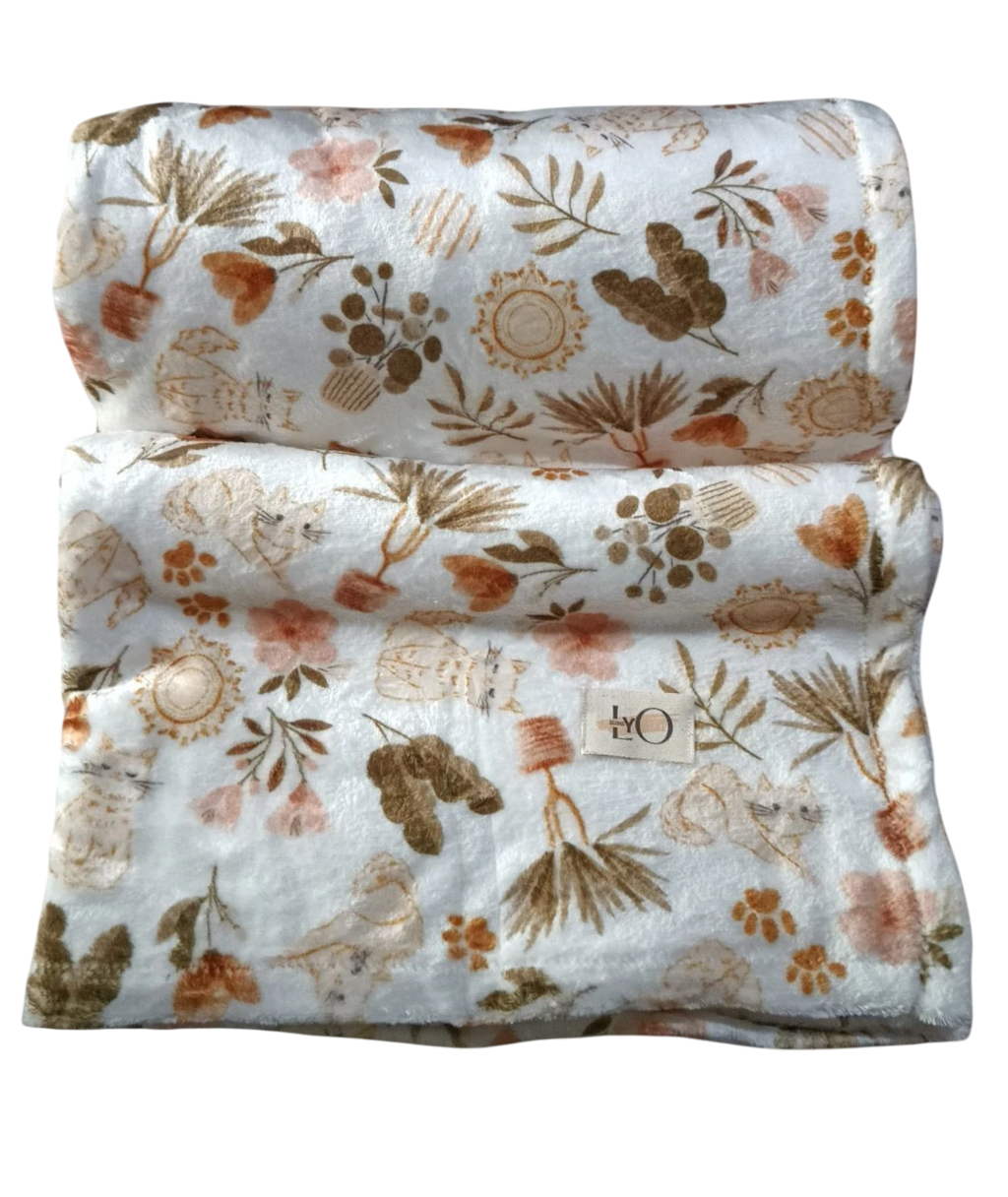 Frazada de Polar Soft GATITOS medida 2,40x1,60