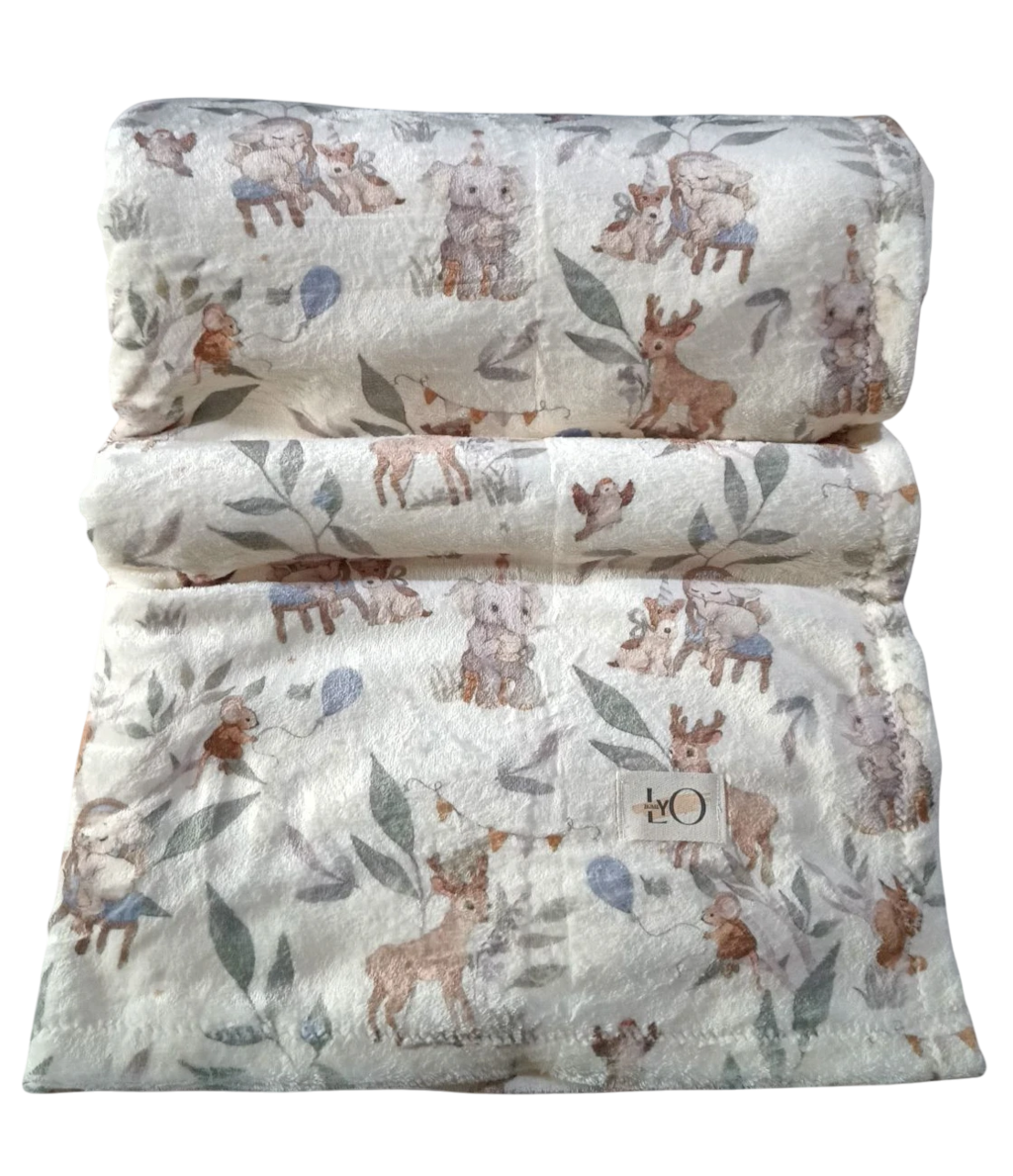 Frazada de Polar Soft BOSQUE medida 2,40x1,60
