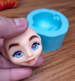 Molde de Silicone Rosto Doll Teen - Day Moldes