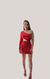 Vestido Paetê Manga Única - comprar online