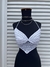 Cropped de crochê branco