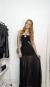 Vestido em tule PRETO