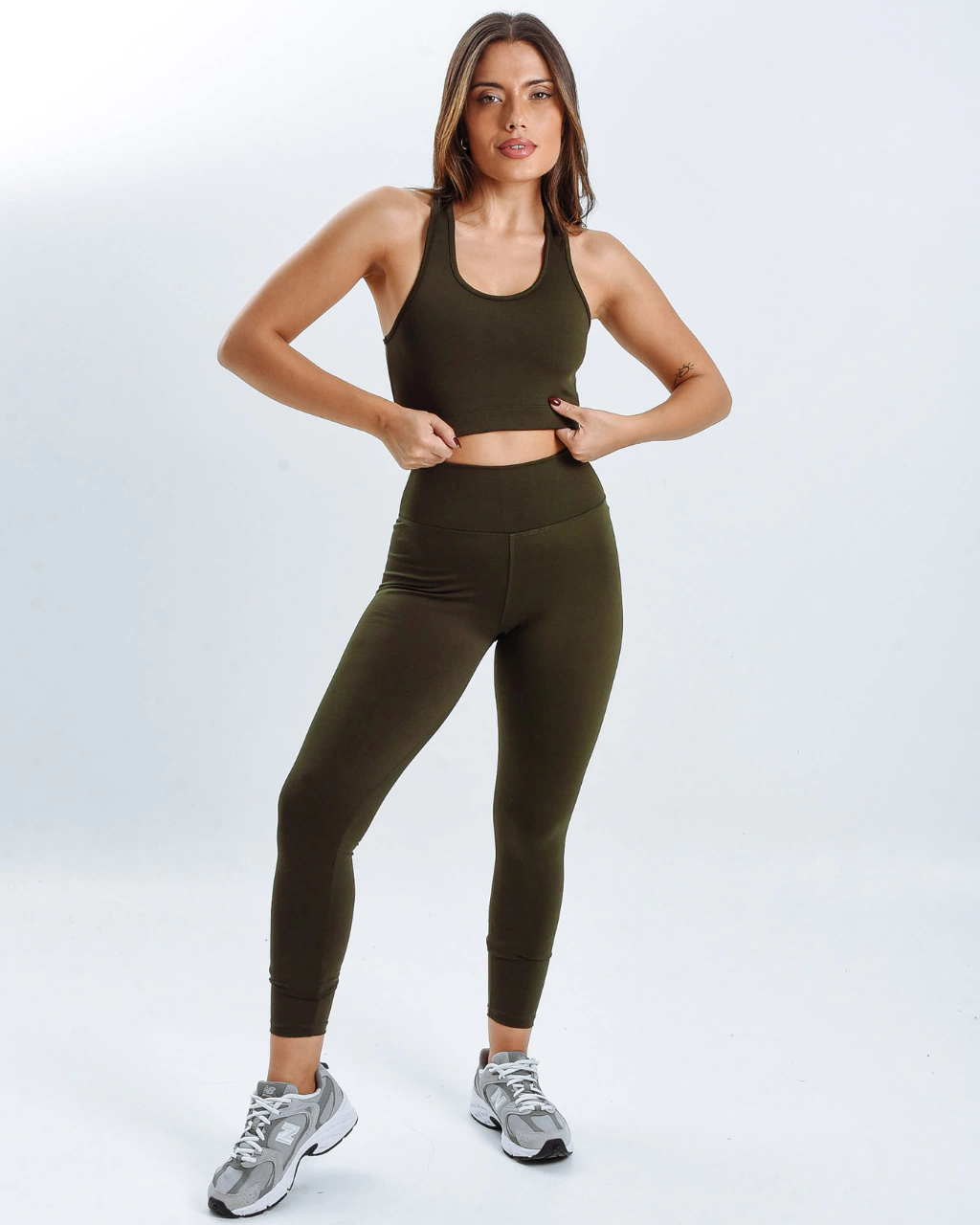 Conjunto Olive Top y Calza