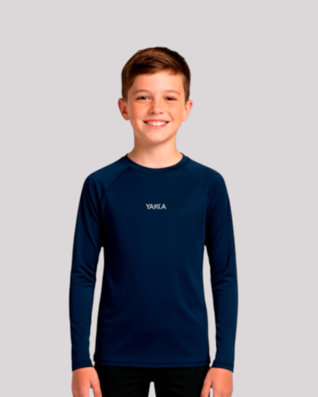 Remera Larga Filtro UV Marino Niños