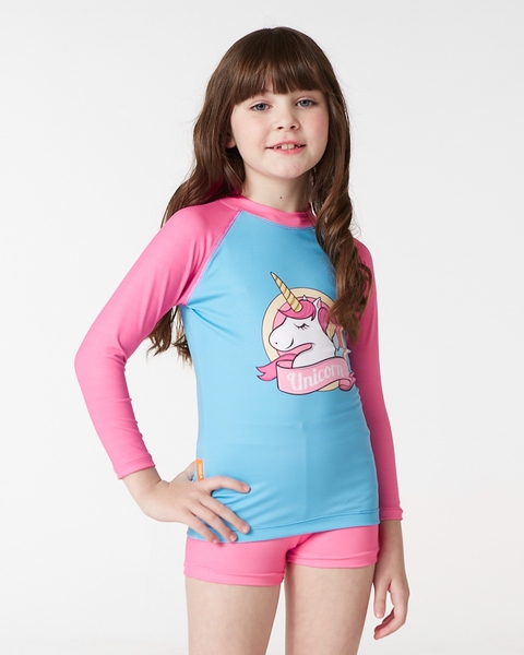 Remera Larga Filtro UV Unicornio - comprar online