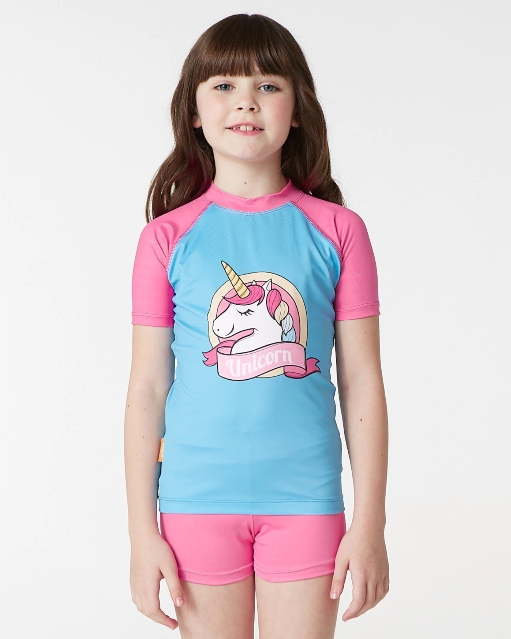 Remera Corta Filtro UV Unicornio