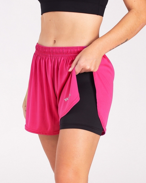Short Calza Running Fucsia - comprar online