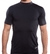 Remera Térmica Corta Akure Negro Black / Blanco White en internet