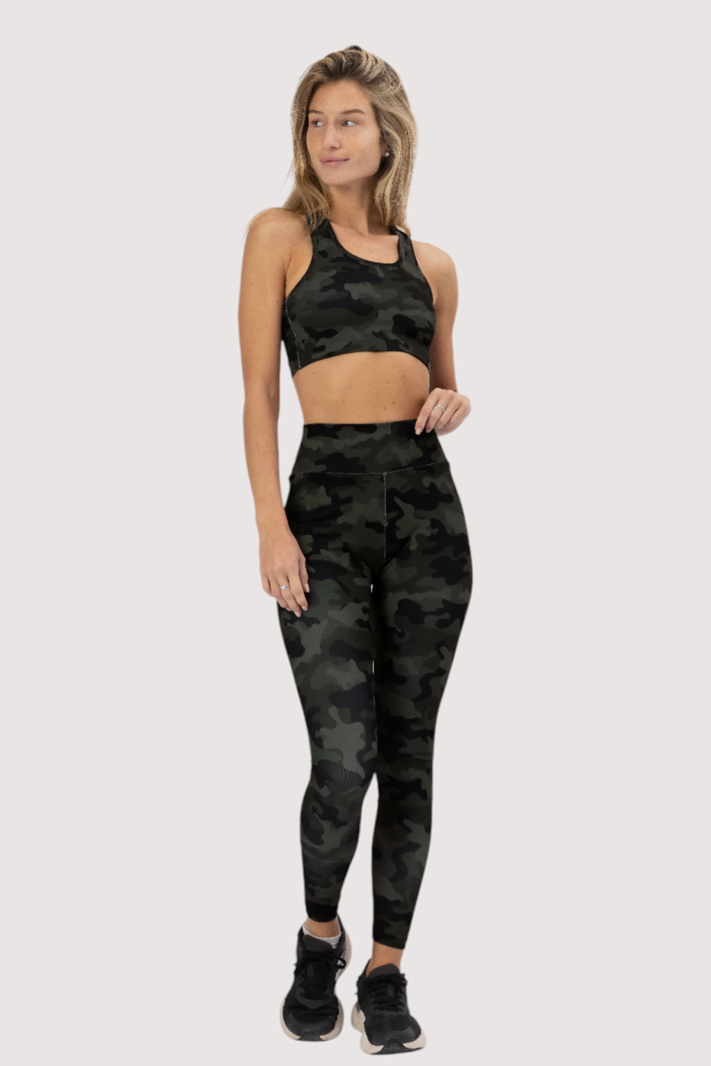 Conjunto Camuflado Top y Calza Larga