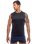 Musculosa Running Mako Negro & Gris - tienda online