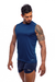 Musculosa Running Mako Azules - Yakka