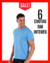 Remera Running Zulu Celeste