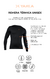 Remera Térmica Blanca White & Negro Black Kaoma - tienda online