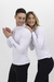 Remera Térmica Blanca White & Negro Black Kaoma