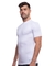 Remera Térmica Corta Akure Negro Black / Blanco White