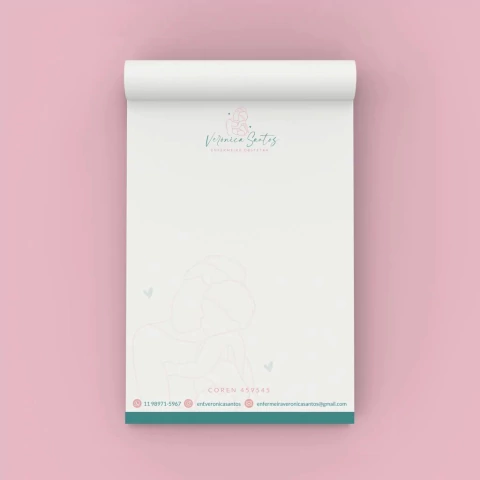 Bloco de Receituário A5 - 15x21cm