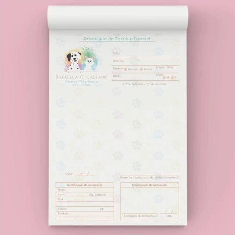 Bloco Personalizado A4 - 21x29,7cm