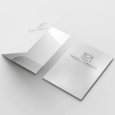 Pasta com Bolso personalizado