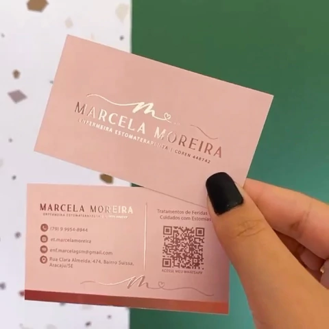 Cartão de Visita | Verniz Localizado
