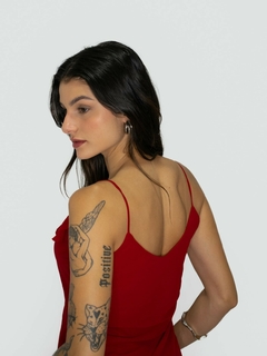 VESTIDO FAIRY VERMELHO (P) - BRECHÓ TOFFOLIANDO