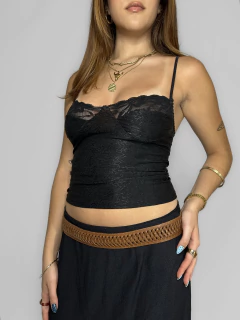 CINTO COURO TRANÇADO