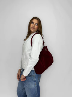 JAQUETA COURO BRANCA (P) - BRECHÓ TOFFOLIANDO