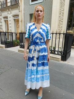 VESTIDO BRIGITE AZUL MARA MAIA 