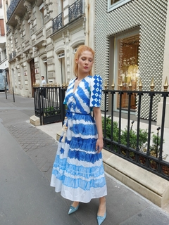 VESTIDO BRIGITE AZUL MARA MAIA 