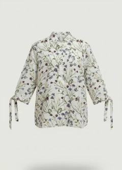 CAMISA FLORES 2 - LINHO