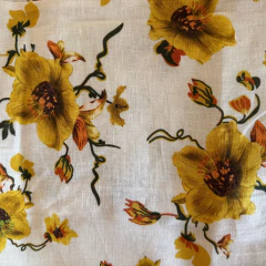 CAMISA FLORES 5 - LINHO - comprar online