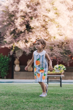 KIT MÃE E FILHA LARANJAS LINHO - comprar online