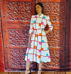 Vestido Florence Listra Vermelha da marca Mara Maia 