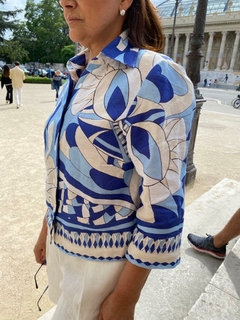 CAMISA SAMARITAINE AZUL MARA MAIA