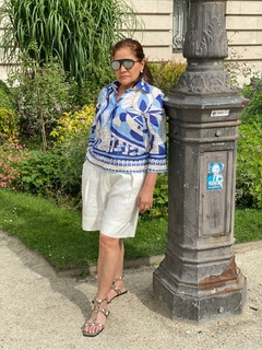 CAMISA SAMARITAINE AZUL MARA MAIA