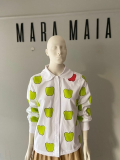 CAMISA MAÇÃ VERDE MARA MAIA 