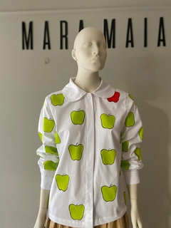 CAMISA MAÇÃ VERDE MARA MAIA 