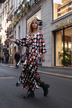 VESTIDO VIVIENNE VERMELHO - SEDA na internet