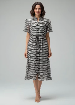 VESTIDO ABIGAIL 2 - CREPE TOQUE DE SEDA - comprar online