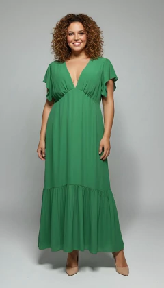 VESTIDO GREEN - SEDA - comprar online