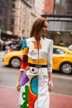 VESTIDO IRIS PICASSO - LINHO - comprar online