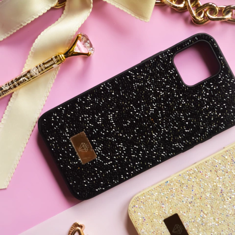 Funda Glitter Glam Negro - comprar online
