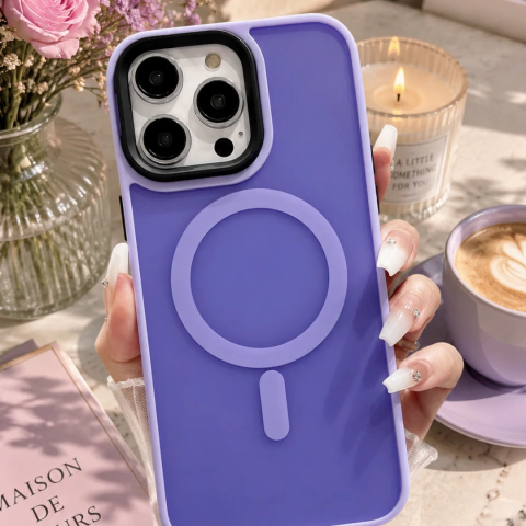 Funda Magsafe Smoke Lila - comprar online
