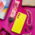Funda Silicone Case Amarillo Flúo