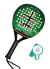Raquete de Padel Black Crown Puma