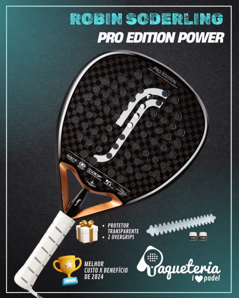 Raquete de Padel Robin Soderling Pro Edition Power - comprar online