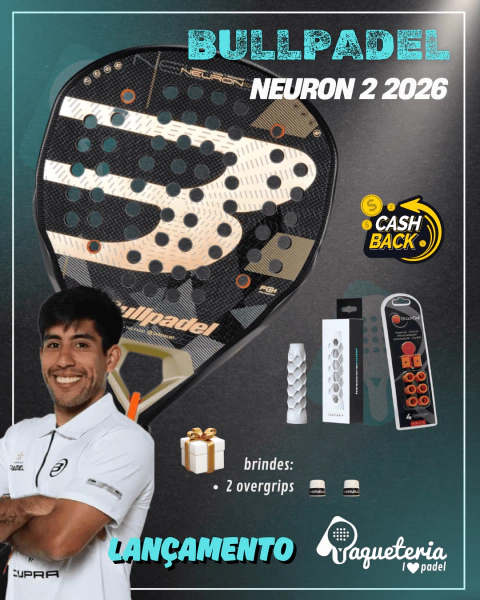 Raquete de Padel Bullpadel Neuron 02 2026 Fede Chingotto - comprar online