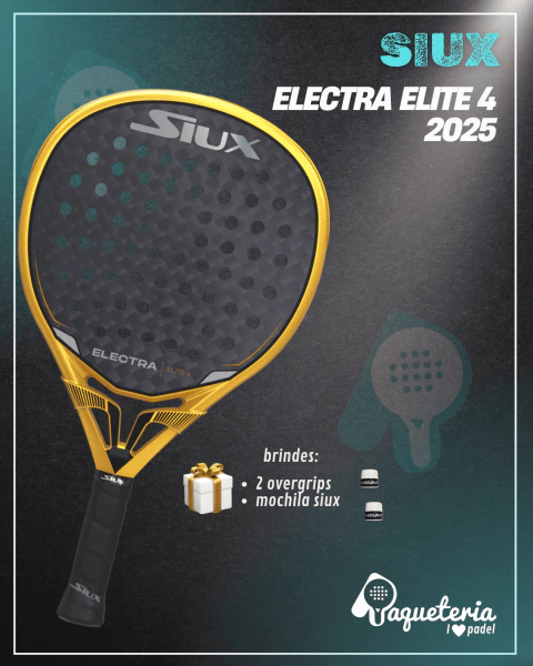 Raquete de Padel Electra Elite 4 2025