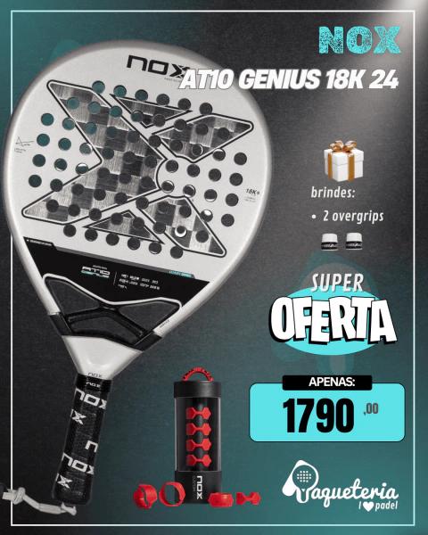 Raquete de Padel NOX AT10 Luxury Genius 18k 2024 by Agustín Tapia - comprar online