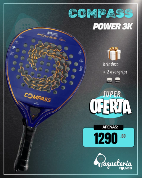 Raquete de Padel Compass Power 3k 2024 - comprar online